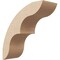 Ekena Millwork 3-inch W x 8-inch D x 8-inch H Ozark Rough Cedar Woodgrain TimberThane Knee Brace, Primed BRCUR03X08X08OZKRCPR - alternate 1